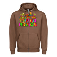 Chestnut viva mexica Zipper Hoodie - AdoDesignShop
