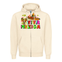 Sandshell viva mexica Zipper Hoodie - AdoDesignShop