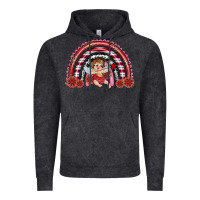 Vintage Black valentine's day cupid rainbow Vintage Hoodie - RanaPortraitStore