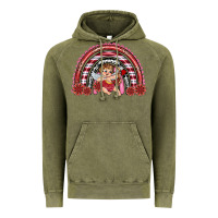 Vintage Olive valentine's day cupid rainbow Vintage Hoodie - RanaPortraitStore