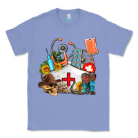 Colony Blue nurse  summer Classic Tee - AdoDesignShop