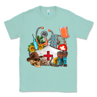 Seafoam nurse  summer Classic Tee - AdoDesignShop