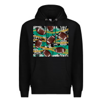 Black western football Premium Hoodie - AdoDesignShop