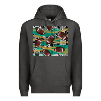 Charcoal Heather western football Premium Hoodie - AdoDesignShop