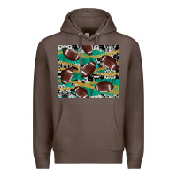 Coffee western football Premium Hoodie - AdoDesignShop