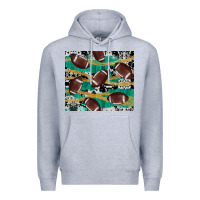 Heather Grey western football Premium Hoodie - AdoDesignShop