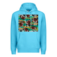 Ocean Blue western football Premium Hoodie - AdoDesignShop