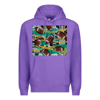 Purple western football Premium Hoodie - AdoDesignShop