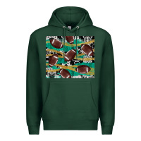 Sports Green western football Premium Hoodie - AdoDesignShop