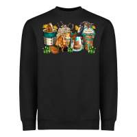 Black horses coffee cups Heavyweight Sweatshirt - Zillion Design Studio