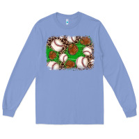Colony Blue baseball glove background Long Sleeve Tee - JahusDesignShop