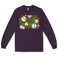 Plum baseball glove background Long Sleeve Tee - JahusDesignShop