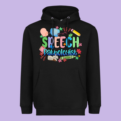 Speech Pathologist Heavyweight Hoodie Designed By Maliassmallbusiness