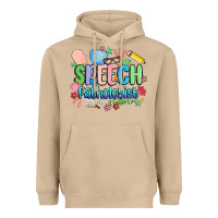 Mushroom speech pathologist Heavyweight Hoodie - MaliasSmallBusiness