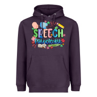 Plum speech pathologist Heavyweight Hoodie - MaliasSmallBusiness