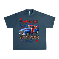 Midnight Navy American heart southern soul truck Urban Heavy Tee - Neo Western