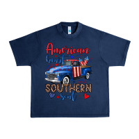 Navy American heart southern soul truck Urban Heavy Tee - Neo Western
