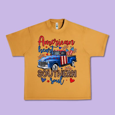 American Heart Southern Soul Truck Urban Heavy Tee Designed By Neo Western