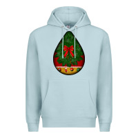 Blue Mist christmas teardrop Premium Hoodie - BundleAndBundleShop