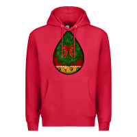 Cardinal christmas teardrop Premium Hoodie - BundleAndBundleShop