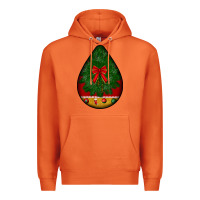 Carrot christmas teardrop Premium Hoodie - BundleAndBundleShop