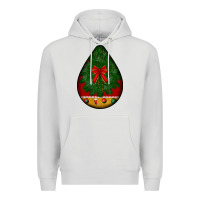 Dove Grey christmas teardrop Premium Hoodie - BundleAndBundleShop
