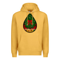 Mustard christmas teardrop Premium Hoodie - BundleAndBundleShop