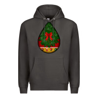 Smoke christmas teardrop Premium Hoodie - BundleAndBundleShop