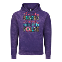 Cloud Purple i m not snarky i m just selectively polite Vintage Hoodie - Zillion Design Studio