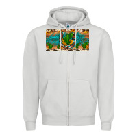 Dove Grey cactus sunflower horseshoe license plate Zipper Hoodie - Artiststas