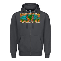 Smoke cactus sunflower horseshoe license plate Zipper Hoodie - Artiststas