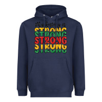 Navy my history is strong Heavyweight Hoodie - MaliasSmallBusiness