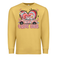 Antique Gold love bug Premium Sweatshirt - MaliasSmallBusiness