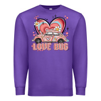 Purple love bug Premium Sweatshirt - MaliasSmallBusiness