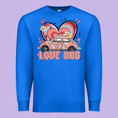 Love Bug Premium Sweatshirt Designed By Maliassmallbusiness