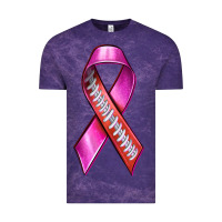 Cloud Purple Breast Cancer Ribbon American Football Vintage Tee - texasbilliewilder