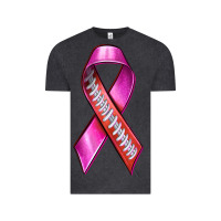 Vintage Black Breast Cancer Ribbon American Football Vintage Tee - texasbilliewilder