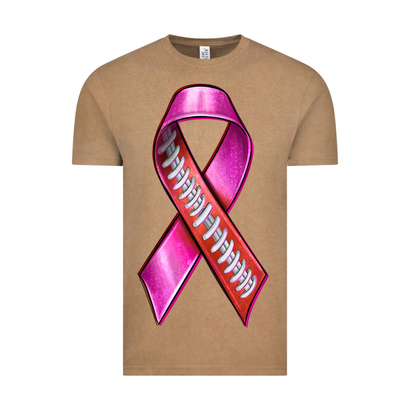 Breast Cancer Ribbon American Football Vintage Tee by texasbilliewilder | Teevron