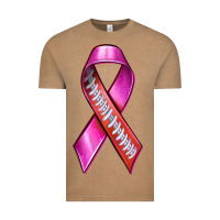Vintage Coffee Breast Cancer Ribbon American Football Vintage Tee - texasbilliewilder