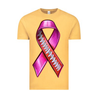 Vintage Mustard Breast Cancer Ribbon American Football Vintage Tee - texasbilliewilder