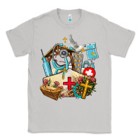 Moon Dust nurse  cross and jesus Classic Tee - AdoDesignShop