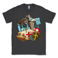 Smoke nurse  cross and jesus Classic Tee - AdoDesignShop