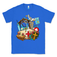 True Royal nurse  cross and jesus Classic Tee - AdoDesignShop