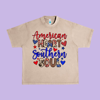 American Heart Southern Soul Urban Heavy Tee Designed By Neo Western
