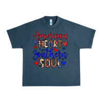 Midnight Navy American heart southern soul Urban Heavy Tee - Neo Western