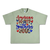 Oil Green American heart southern soul Urban Heavy Tee - Neo Western