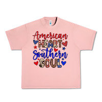 Salmon American heart southern soul Urban Heavy Tee - Neo Western