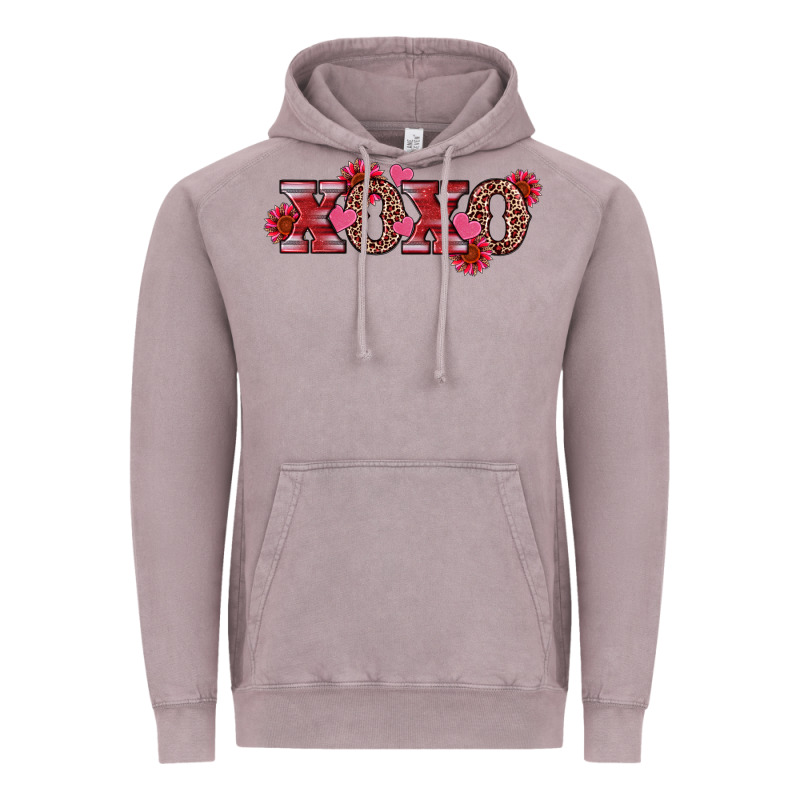 Valentine's Day Xoxo Sunflower Heart Vintage Hoodie by RanaPortraitStore | Teevron