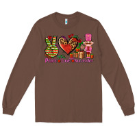 Chestnut peace love nutcraker Long Sleeve Tee - AdoDesignShop