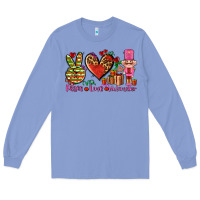 Colony Blue peace love nutcraker Long Sleeve Tee - AdoDesignShop